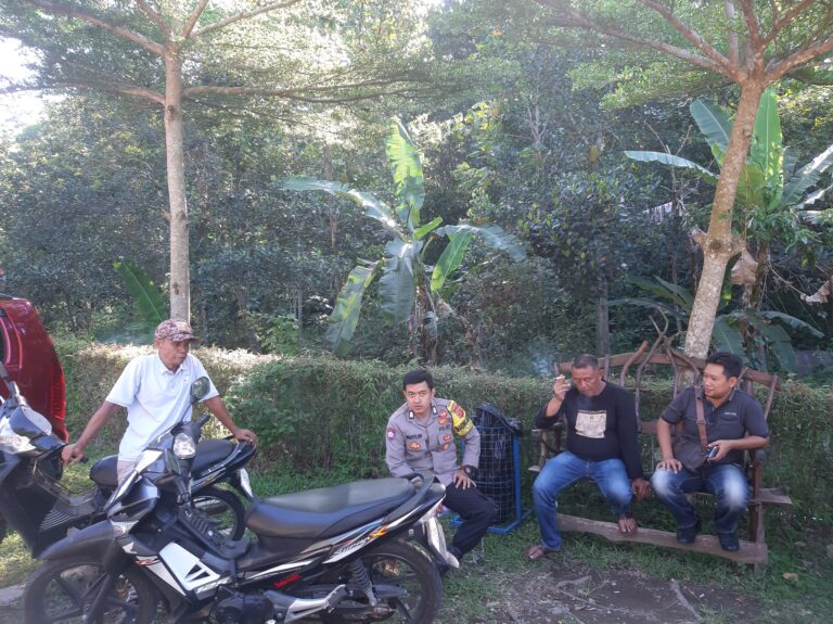 Patroli Malam Polsek Pasawahan di Area Wisata, Antisipasi Gangguan Keamanan