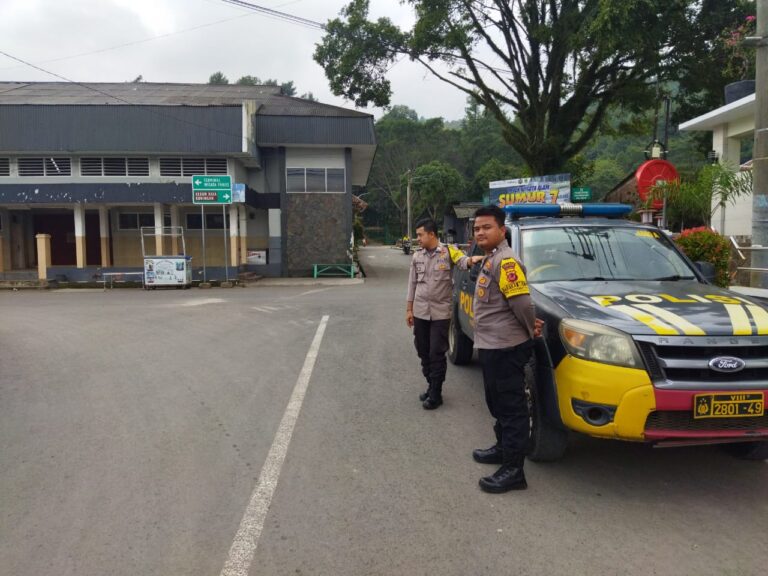 Cegah Kejahatan C3, Polsek Pasawahan Rutin Laksanakan Patroli di Wilayah Hukumnya