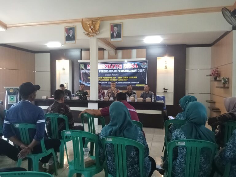 Kapolsek Ciwaru Hadiri Musrenbang Desa di Kecamatan Karangkancana