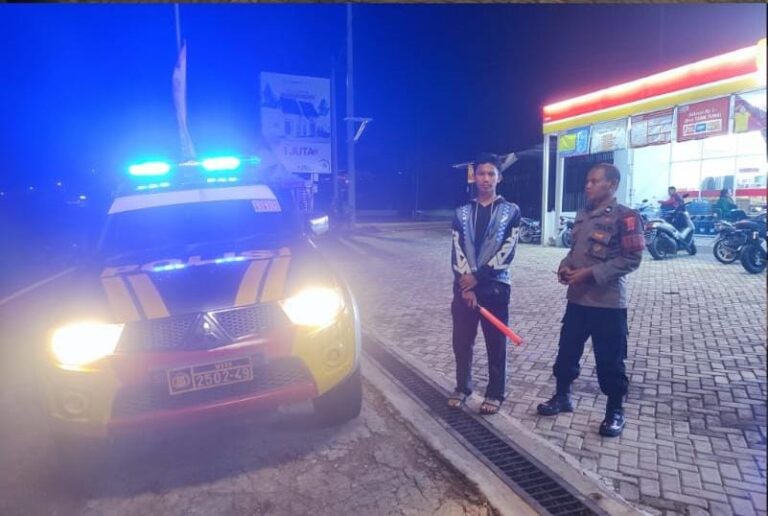 Kanit Samapta Laksanakan Patroli Dialogis Antisipasi C3, jaga Kondusifitas diwilayah hukum Polsek Kramatmulya