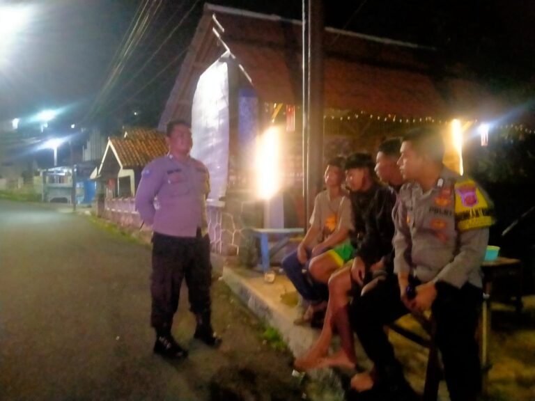 Polsek Pasawahan Turun ke Lapangan, Pastikan Situasi Aman dari Gangguan Kamtibmas