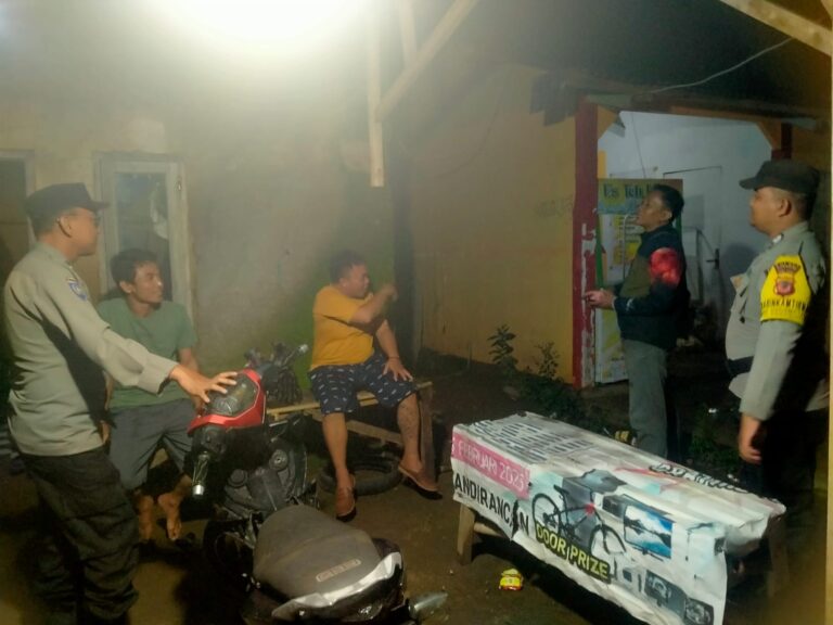 Cegah Aksi Kriminal, Polsek Pasawahan Intensifkan Patroli Humanis di Titik Rawan C3