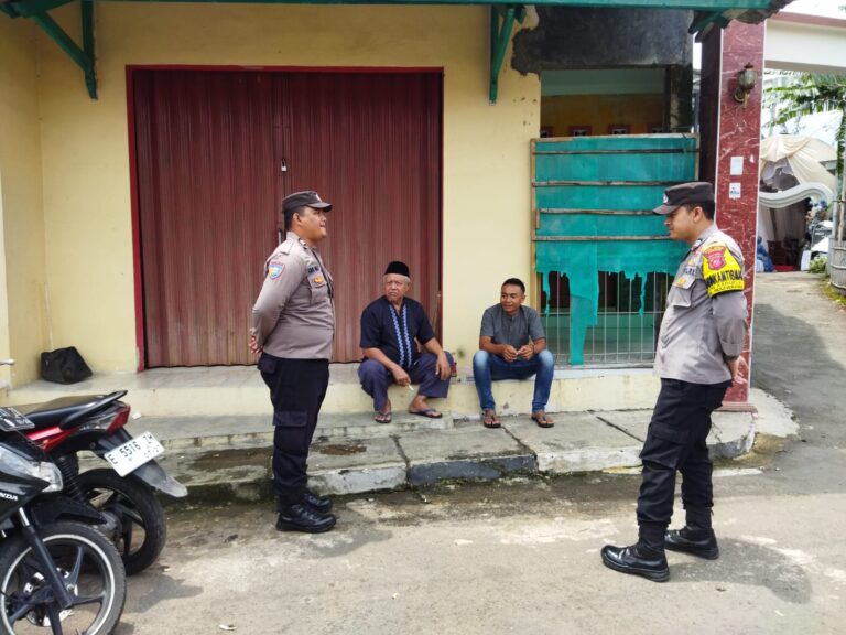 Jaga Kamtibmas, Polsek Pasawahan Hadirkan Patroli Dialogis Sebagai Wadah Komunikasi dengan Masyarakat