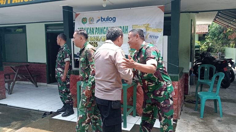 “Polsek Mandirancan dan Koramil Pancalang Kokohkan Sinergi di HUT TNI ke-80”