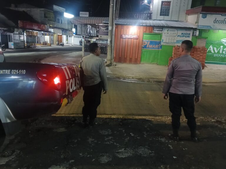 Kejahatan Tak Berkutik di Malam Hari, Polsek Mandirancan Siaga, Cegah Aksi Kejahatan Jalan Raya