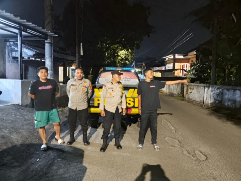 Polsek Pancalang Gelar Patroli Mobiling ke Pemukiman Warga dan Wilayah Rawan