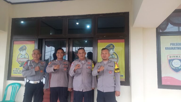 Polsek Kramatmulya Tingkatkan Pengamanan Mako untuk Antisipasi Gangguan Keamanan di Wilayah Hukum