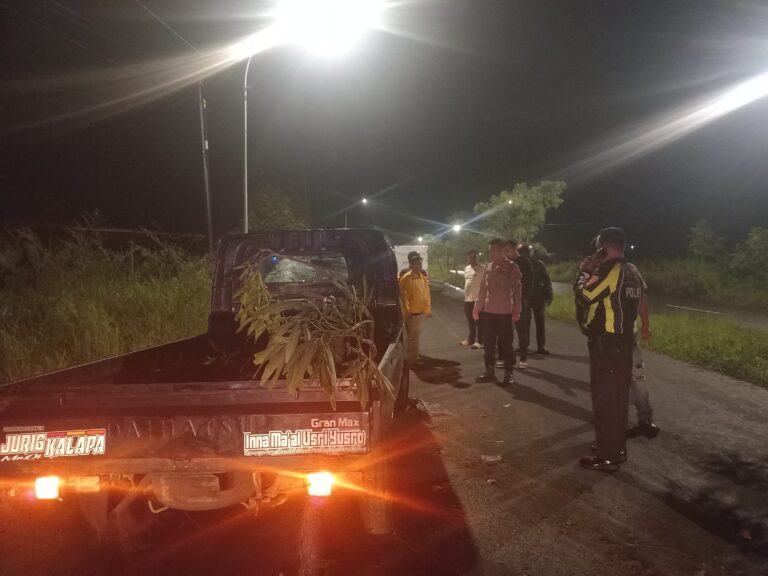 Warga Berikan Pertolongan Pertama, POLSEK Cilimus Tindaklanjuti Kecelakaan