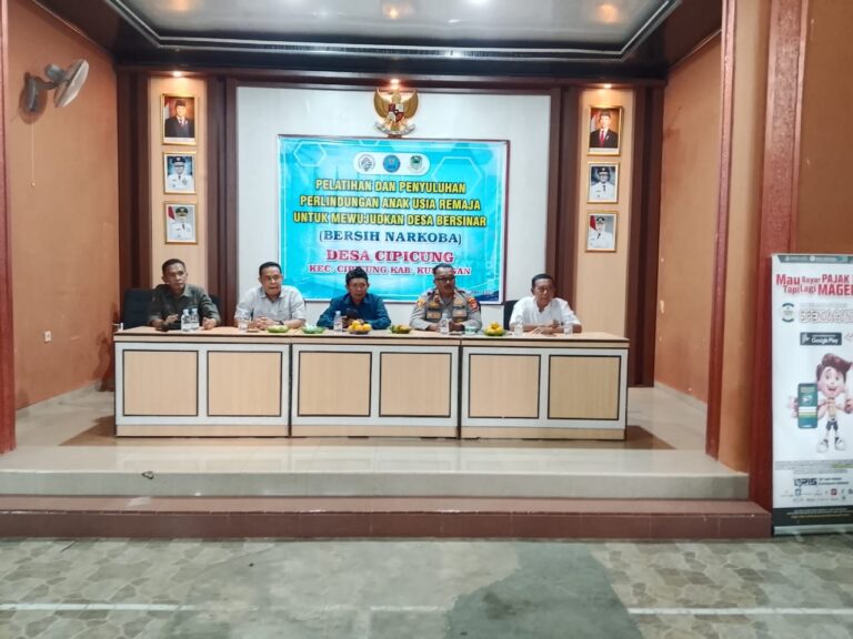 Polsek Ciawigebang Dukung Terwujudnya Desa Bersinar, Iptu Iid Nurdin Hadiri Pelatihan Perlindungan Anak dan Remaja di Cipicung