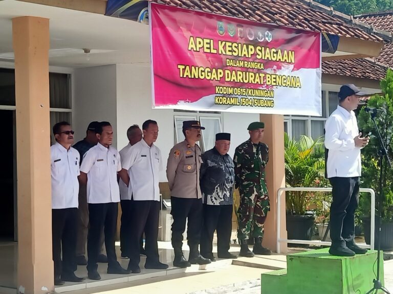 APEL KESIAPSIAGAAN MENGHADAPI BENCANA HIDROMETEOROLOGI DI KECAMATAN SUBANG.