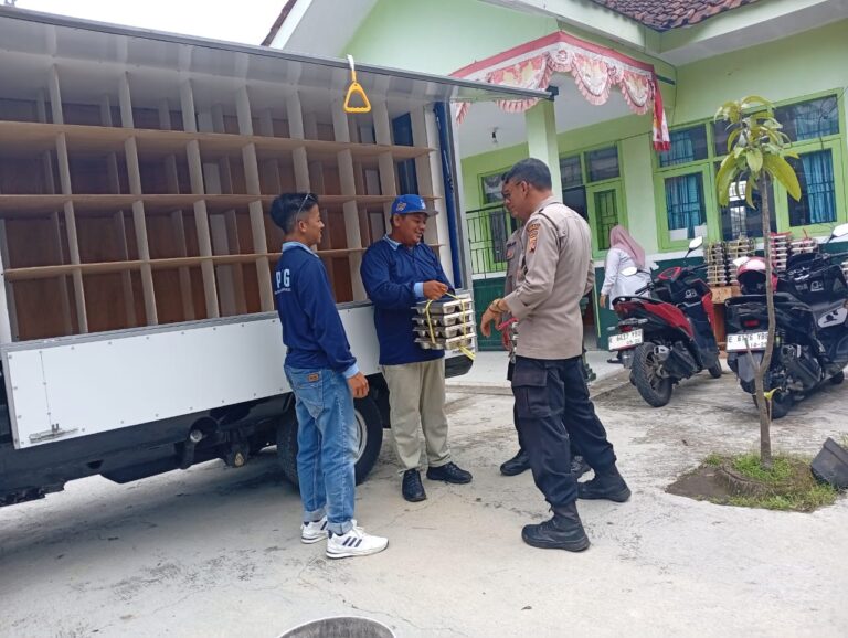 Polsek Pasawahan Monitor Dapur MBG, Pastikan Proses Pengolahan Makanan Gratis Aman dan Berkualitas