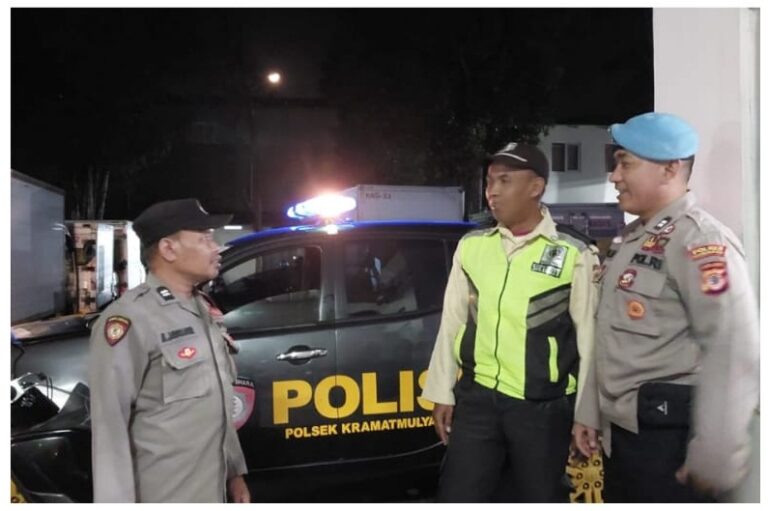 Kanit Propam Polsek Kramatmulya Laksanakan Patroli Dialogis Antisipasi C3 dan jaga Kondusifitas diwilayah hukum Polsek Kramatmulya
