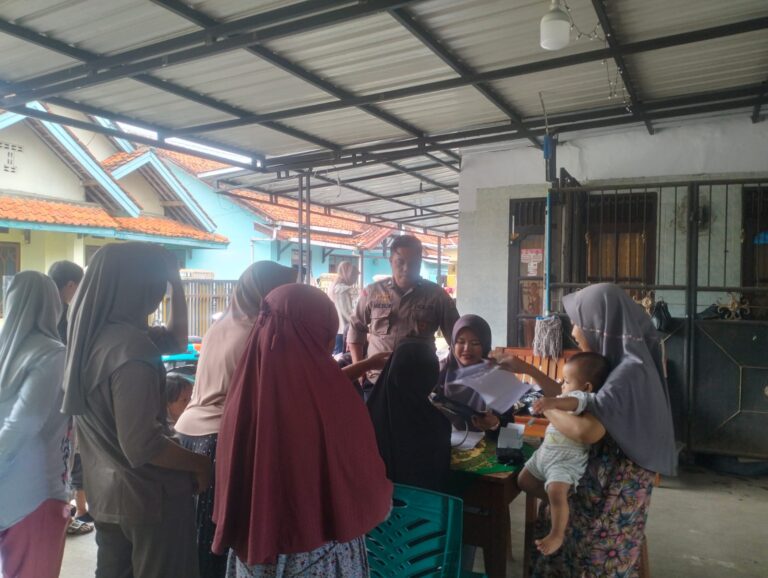 Aipda Mulyadi Hadiri dan Pantau Posyandu di Desa Kapandayan