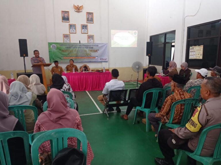 Sinergitas Penegakan Hukum di Wilayah Kecamatan Pancalang, Kapolsek IPDA Lukman Hakim Hadiri Penyuluhan Program “Jaksa Garda Desa” untuk Wujudkan Pemerintahan Desa yang Taat Hukum di Desa Sarewu