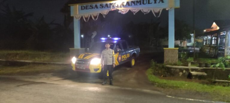Polsek Cilimus Hadirkan Rasa Aman Lewat Patroli Malam Hari