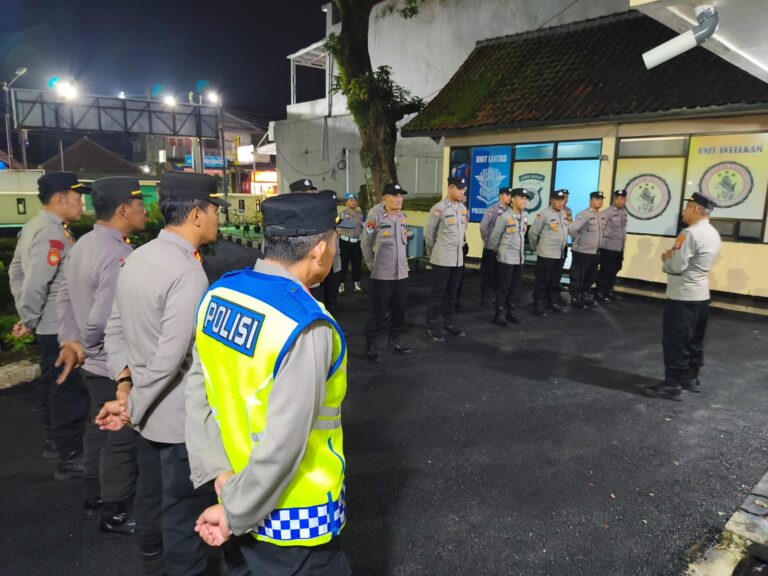 Patroli Gabungan Zona I Polres Kuningan Antisipasi C3 dan Balap Liar di Wilayah Timur