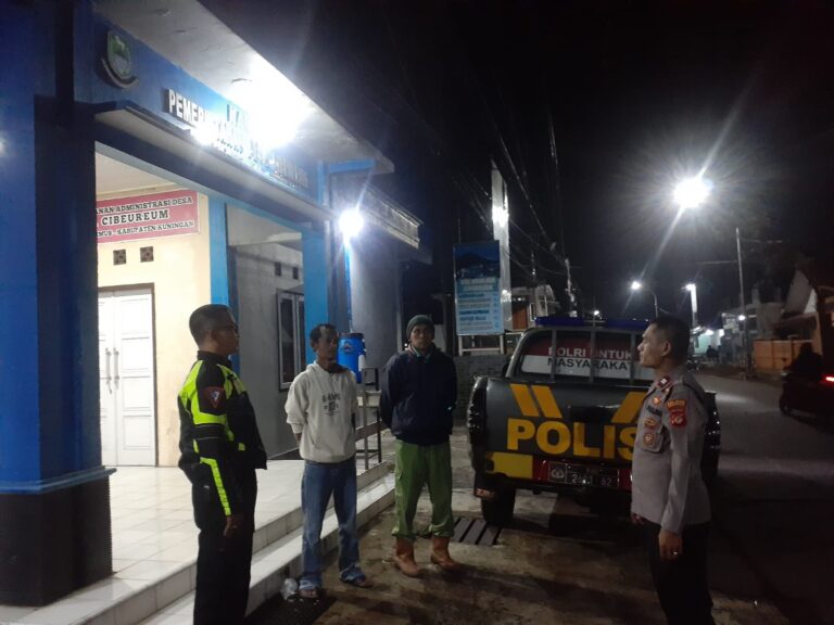Antisipasi C3 dan Balap Liar, Polsek Cilimus Perkuat Patroli Dialogis Malam Hari