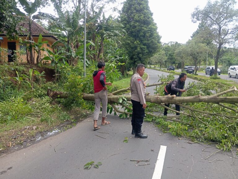 Aksi Nyata Polisi di Tengah Gangguan Alam