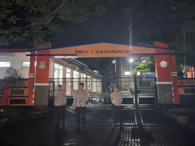 Petakan Kerawanan Malam, Kapolsek Mandirancan Perketat Patroli di Lingkungan SMPN 1 dan SMPN 2 Mandirancan