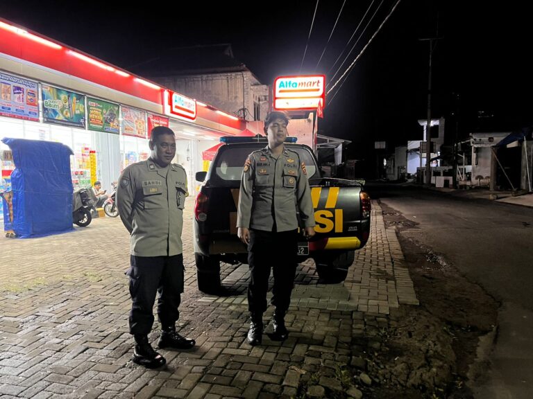 Membentengi Wilayah Mandirancan, Ka SPKT 3 Polsek Mandirancan Halau Geng Motor dan Balap Liar