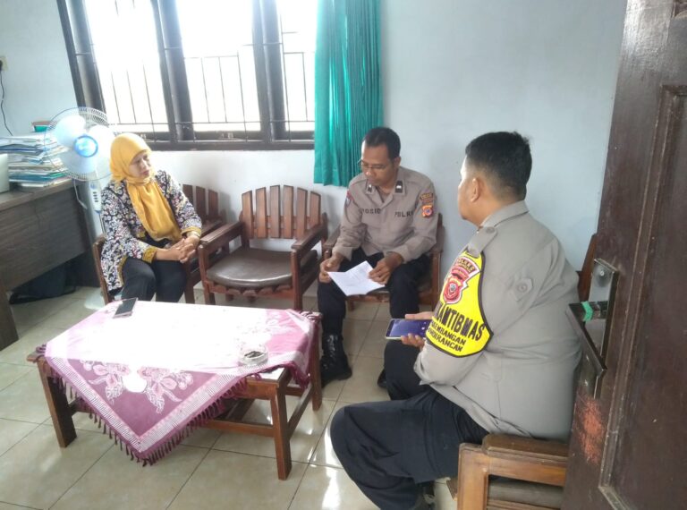 Sinergi Ketahanan Pangan, Kanit Binmas Polsek Mandirancan Perkuat Sinkronisasi Data Jagung Hibrida