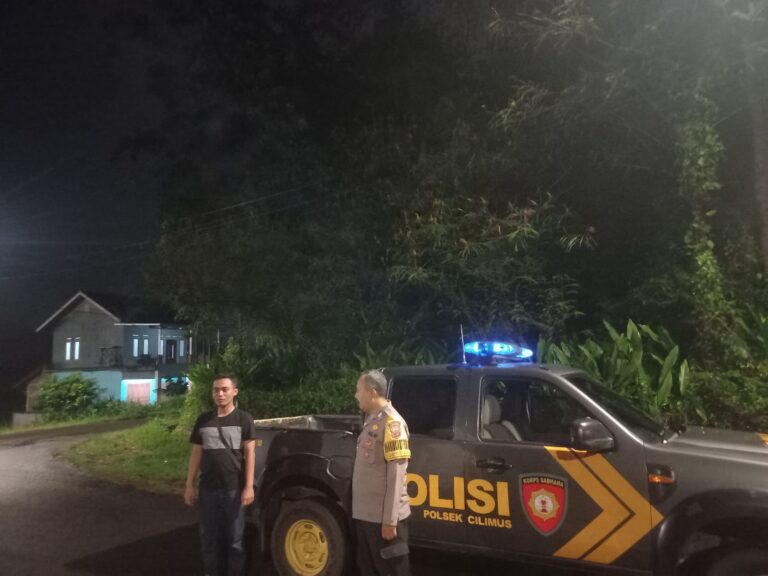 Polsek Cilimus Tingkatkan Patroli Malam Demi Tekan Angka Kriminalitas