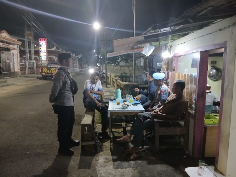 Patroli Malam, Polsek Ciwaru Intensifkan Kamtibmas di Wilayah Hukum