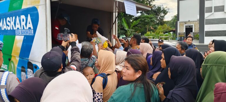Jaga Stabilitas Harga Jelang Lebaran, Polres Kuningan Gelar Gerakan Pangan Murah