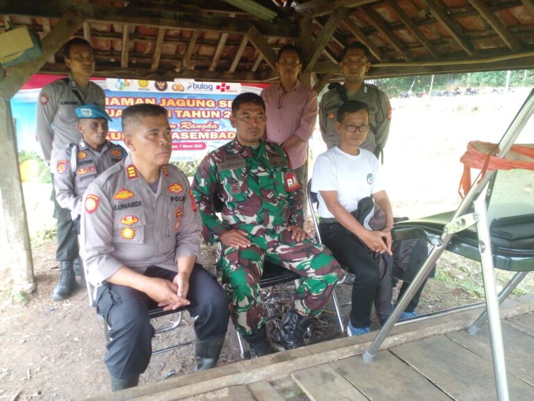 Polsek Ciwaru Ikuti Zoom Penanaman Jagung Serentak Kuartal I 2026 dipimpin oleh Kapolri