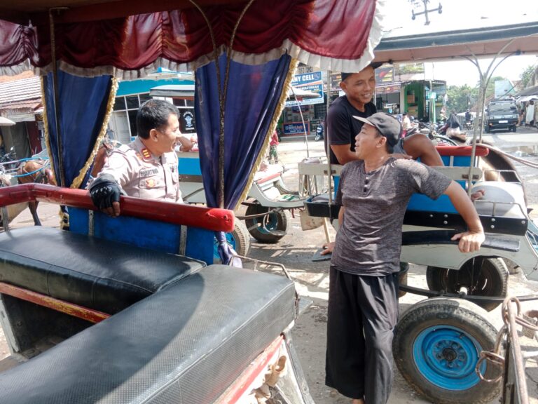 Jelang Operasi Ketupat 2026, Kanit Lantas Ciawigebang Koordinasi dengan Komunitas Delman