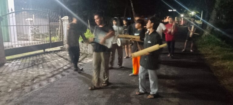 Polsek Subang Intensifkan Patroli Menjelang Sahur, Antisipasi Tawuran dan Perang Sarung Remaja.