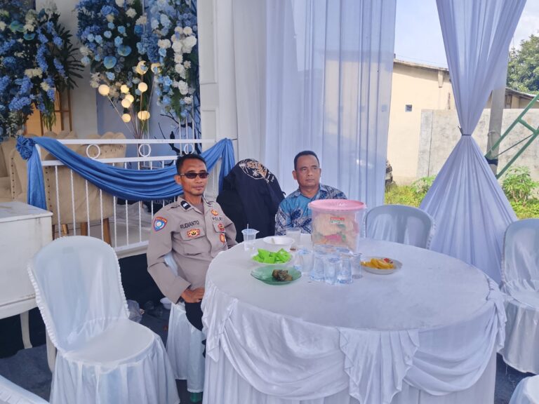 Polsek Cidahu Amankan Hiburan Pernikahan Warga Kertawinangun
