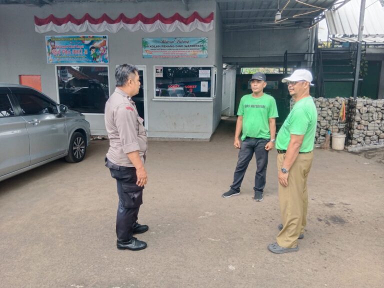 Situasi Kondusif Selama Libur Lebaran 2026, Patroli KRYD Bhabinkamtibmas Polsek Ciawigebang Sasar Dino Waterpark