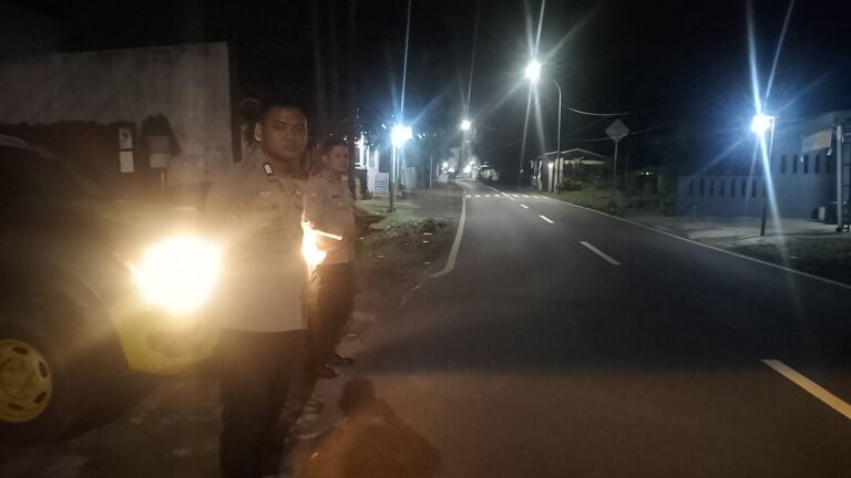 Dini Hari Jelang Sahur, Kapolsek Mandirancan Patroli KRYD ke Perumahan Griya Pejaten