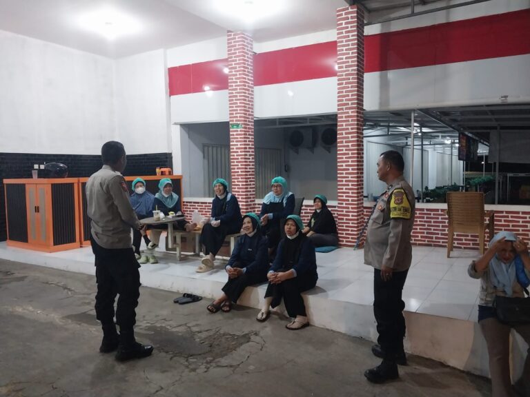 Polsek Kramatmulya Laksanakan Patroli Malam Hari Jaga Harkamtibmas di Wilayah Hukum