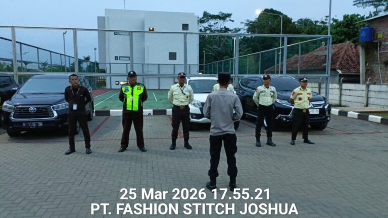 Polsek Cidahu Berikan Pembinaan kepada Satpam Pabrik Garmen PT. Fashion Stitch Joshua