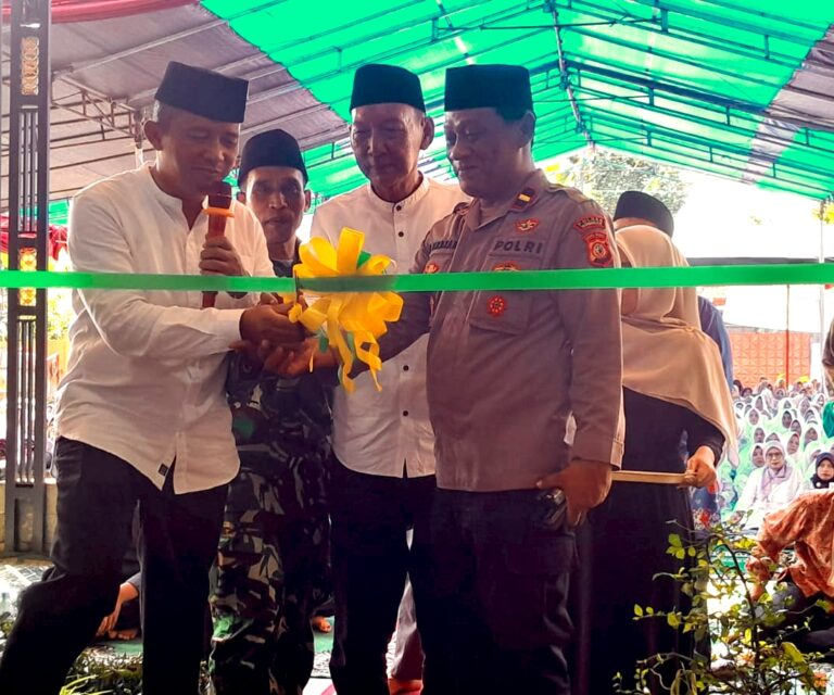 Kapolsek Pancalang Hadiri dan Berikan Sambutan dalam Pengajian Rutin Dirosah Islamiyah ke-50 Putaran ke-4, Sekaligus Peresmian Masjid Jami’ Nurul Huda Desa Rajawetan