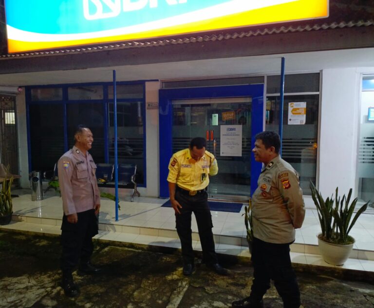 Deteksi Dini Kerawanan Bank, Polsek Mandirancan Sisir Area Obyek Vital Demi Cegah Pembobolan
