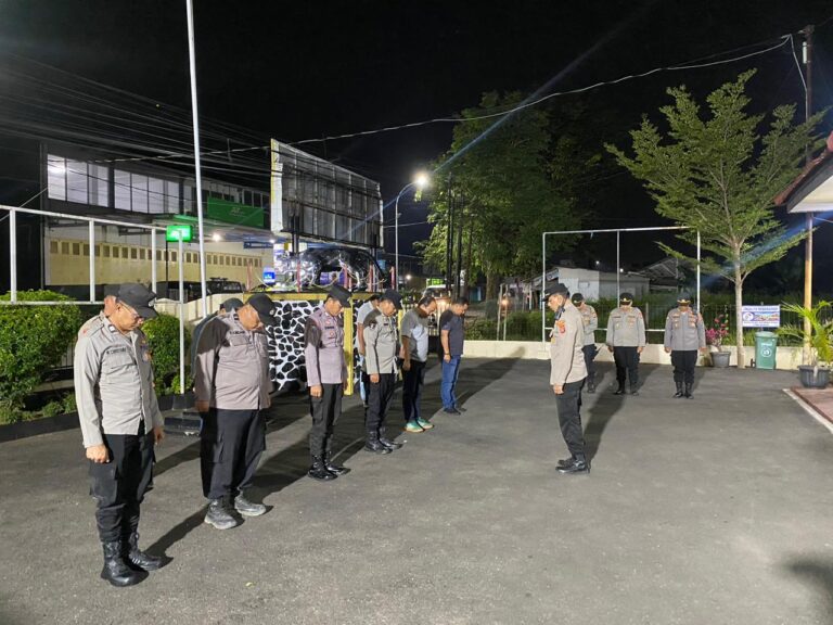 GABUNGAN POLSEK ZONA IV LAKSANAKAN APEL KRYD CIPTAKAN SITUASI KAMTIBMAS DI WILAYAH HUKUM POLRES KUNINGAN