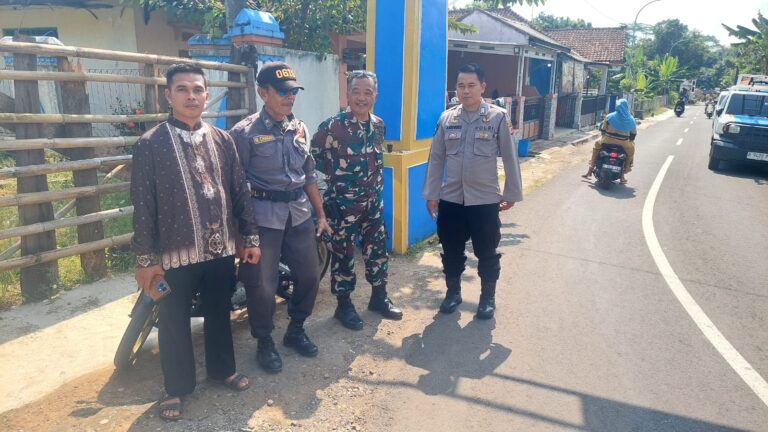 SINERGITAS BABINSA DAN BHABINKAMTIBMAS SAMBANGI WARGA DESA BINAAN CIPTAKAN SITUASI KAMTIBMAS AMAN DAN KONDUSIF