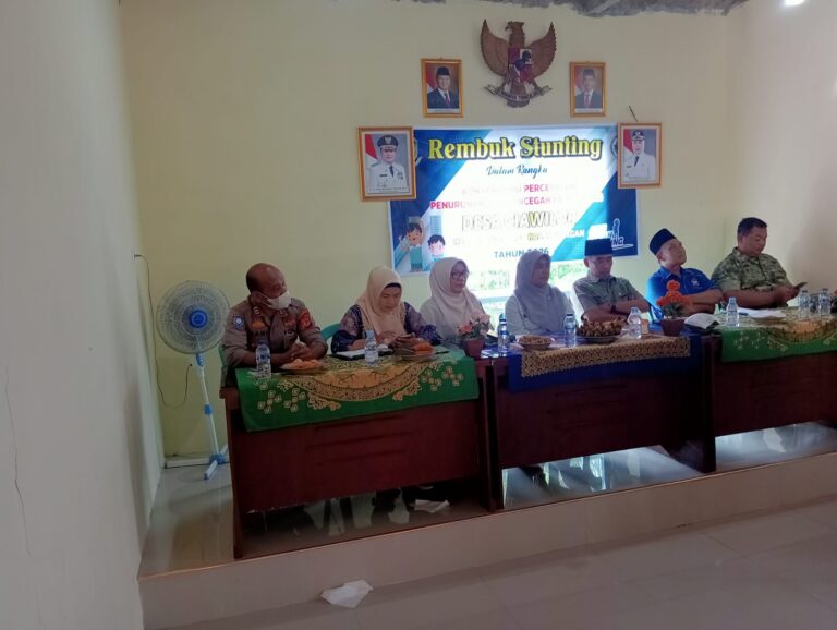 Dukung Pencegahan Stunting, Kapolsek Ciawigebang Hadiri Rembuk Stunting Tahun 2026 di Ciawilor
