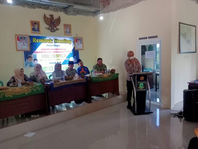 Rembuk Stunting Tahun 2026 di Ciawilor, Kapolsek Ciawigebang Tekankan Pentingnya Kolaborasi