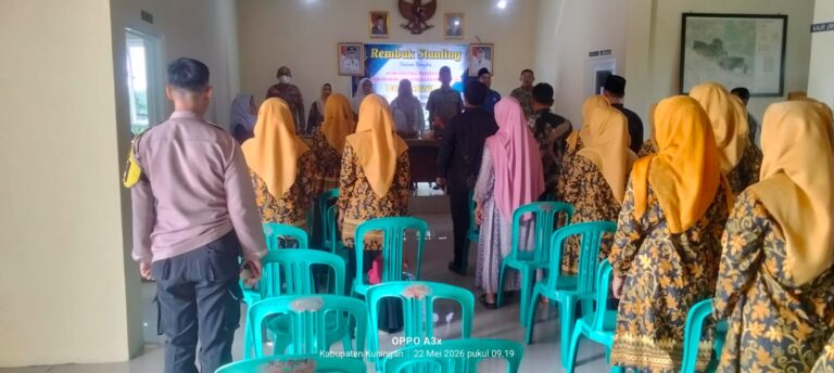 Kapolsek Ciawigebang Dukung Program Pemerintah Melalui Rembuk Stunting Tahun 2026 di Ciawilor