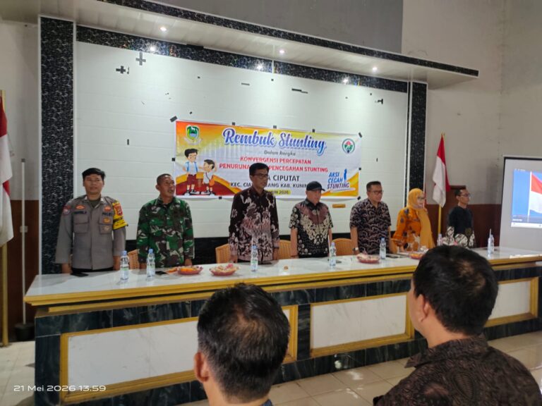 Bhabinkamtibmas Desa Ciputat Hadiri Rembuk Stunting Tahun 2026 di Ciputat