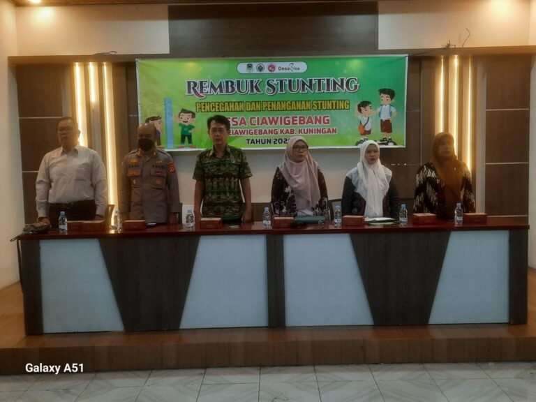 Kapolsek Ciawigebang Hadiri Rembuk Stunting Tahun 2026 di Ciawigebang