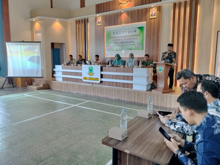 Bhabinkamtibmas dan Babinsa Desa Mekarjaya Dukung Pencegahan Stunting Tahun 2026 di Mekarjaya