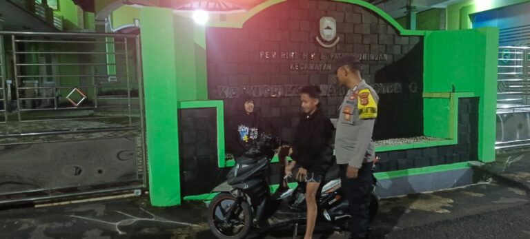 Polsek Subang Intensifkan Patroli KRYD Antisipasi C3 dan Gangguan Kamtibmas.
