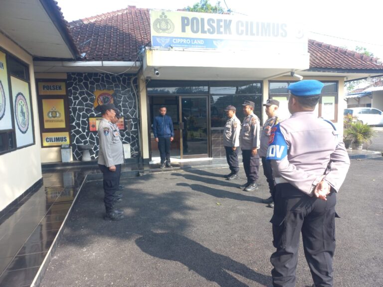 Pemeriksaan Inventaris Jadi Fokus Dalam Serah Terima Jaga Polsek Cilimus