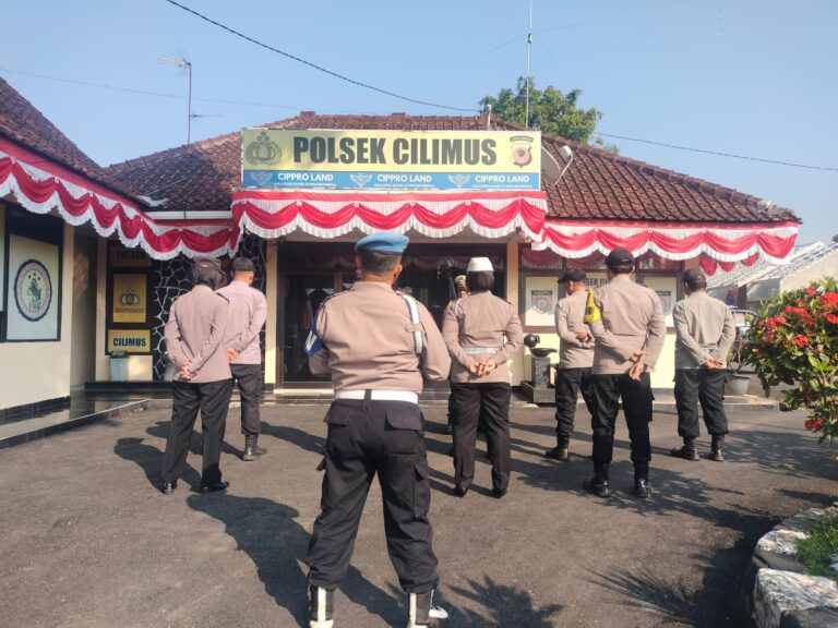 Polsek Cilimus Tingkatkan Patroli C3 Melalui Arahan Apel Pagi