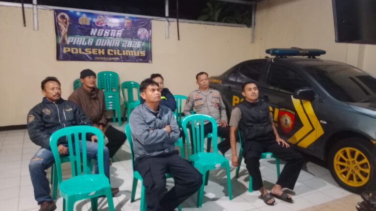 Nobar Piala Dunia 2026 Jadi Sarana Mempererat Hubungan Polri dan Masyarakat di Cilimus